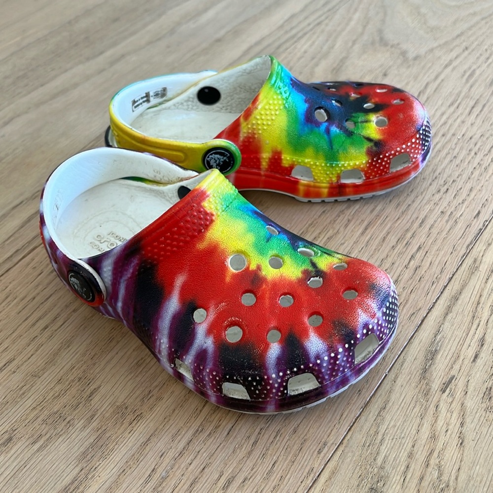Tie Dye Crocs